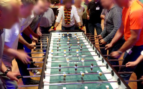 Kickertisch Turnier als Teambuilding-Event